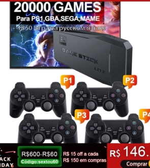 Console-de-video-game-TV-HD-Game-Stick-4K-128-GB-20000-Retro-Games-Para-PS1